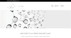 Desktop Screenshot of lacreme.co.za